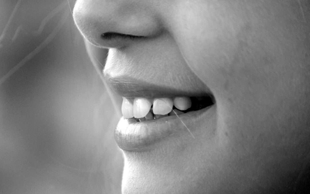 close up image of girl smiling