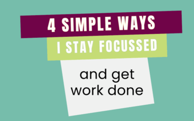 4 simple ways I stay focused and get work done in higher ed